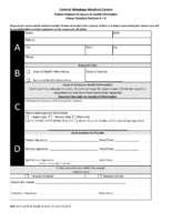 Patient Request for Access to Health Information